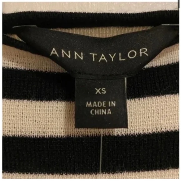 Navy and Cream Sweater Dress - NEW!! - Picture 3 of 4